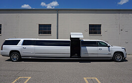 cd player on limo